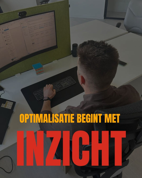 Optimalisatie begint met inzicht. Geen loze beloftes, wel resultaat.